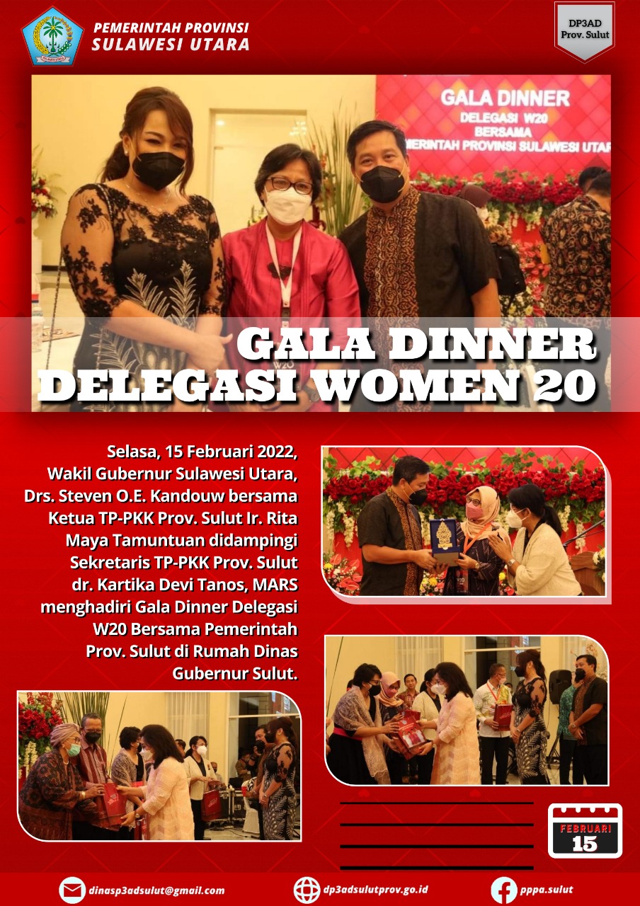Gala Dinner Delegasi Women 20